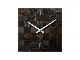 Часы настенные SLT 5195 CHESS BLACK WOOD в Маслянино - maslyanino.mebel-nsk.ru | фото