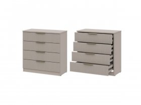 Комод 4 ящика (МДФ) Эккервуд (меланж) в Маслянино - maslyanino.mebel-nsk.ru | фото