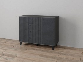 Комод «Катрин-13» (графит/гранит лофт) в Маслянино - maslyanino.mebel-nsk.ru | фото