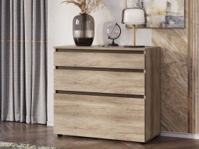 Комод КМ-01 Энигма (венге/дуб каньон) в Маслянино - maslyanino.mebel-nsk.ru | фото