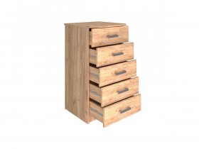 Комод Км004.1 Ирина (дуб крафт золотой) в Маслянино - maslyanino.mebel-nsk.ru | фото