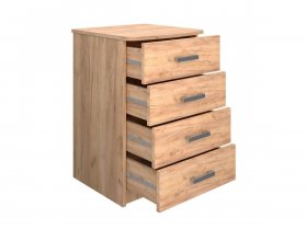 Комод Км008.1 Ирина (дуб крафт золотой) в Маслянино - maslyanino.mebel-nsk.ru | фото