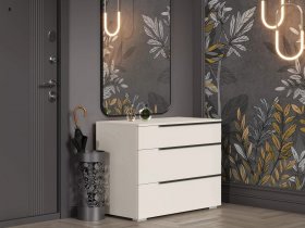 Комод с 3 ящиками Айри КМ-001 (кашемир) в Маслянино - maslyanino.mebel-nsk.ru | фото