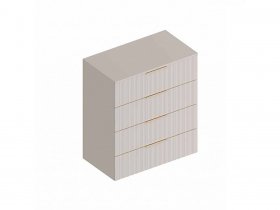 Комод с 4 ящ. «Тефия» (тефия/софт сантьяго) в Маслянино - maslyanino.mebel-nsk.ru | фото