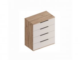 Комод с ящиками Сицилия (дуб альпийский/тефия) в Маслянино - maslyanino.mebel-nsk.ru | фото