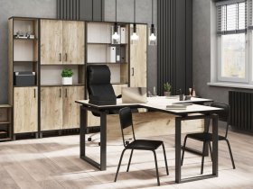 Комплект Гермес лофт (дуб крафт серый) в Маслянино - maslyanino.mebel-nsk.ru | фото