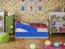 Кровать детская Бабочки 2,0 м в Маслянино - maslyanino.mebel-nsk.ru | фото