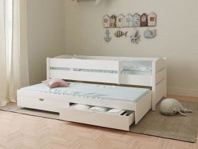 Кровать двухуровневая с ящиками «Лапландия» в Маслянино - maslyanino.mebel-nsk.ru | фото