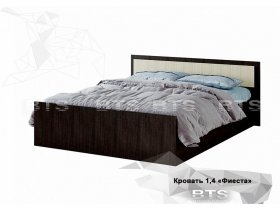 Кровать двуспальная 1,4м LIGHT Фиеста (BTS) в Маслянино - maslyanino.mebel-nsk.ru | фото