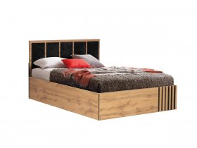 Кровать двуспальная с подъем. мех. 1,6 м Либерти 51.20 в Маслянино - maslyanino.mebel-nsk.ru | фото