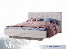 Кровать двуспальная 1,6м Кимберли КР-13 в Маслянино - maslyanino.mebel-nsk.ru | фото
