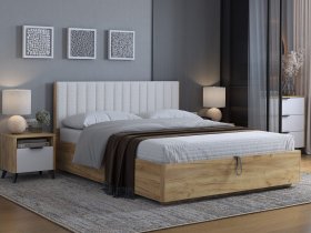 Кровать двуспальная 1,6м Юлия в Маслянино - maslyanino.mebel-nsk.ru | фото