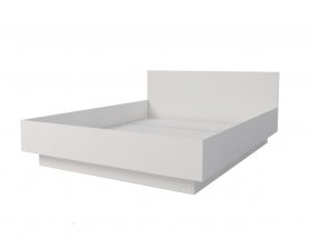 Кровать двуспальная Мебелевс 1,6 м (белый) в Маслянино - maslyanino.mebel-nsk.ru | фото