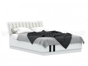 Кровать двуспальная с подъем.мех. 1,6м Магнолия в Маслянино - maslyanino.mebel-nsk.ru | фото