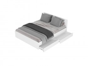 Кровать двуспальная с ящиками 1,4м Симпл КР-12 в Маслянино - maslyanino.mebel-nsk.ru | фото