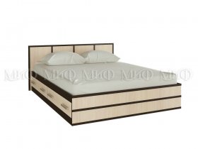Кровать двуспальная Сакура 1,4 м в Маслянино - maslyanino.mebel-nsk.ru | фото