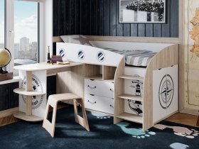 Кровать комбинированная «Немо» в Маслянино - maslyanino.mebel-nsk.ru | фото