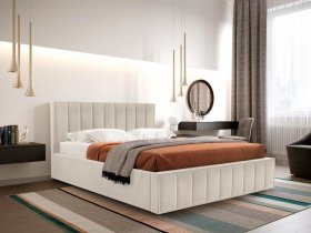 Кровать мягкая 1,4 Вена стандарт, вар.2 в Маслянино - maslyanino.mebel-nsk.ru | фото