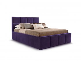 Кровать мягкая 1,6 Октавия стандарт, вар.3 в Маслянино - maslyanino.mebel-nsk.ru | фото