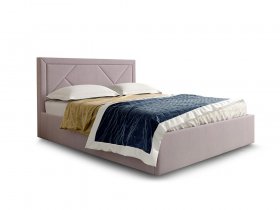 Кровать мягкая 1,6 Сиеста стандарт, вар.1 в Маслянино - maslyanino.mebel-nsk.ru | фото