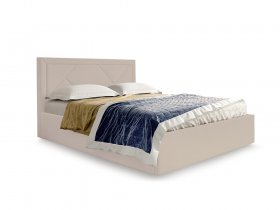Кровать мягкая 1,6 Сиеста стандарт, вар.2 в Маслянино - maslyanino.mebel-nsk.ru | фото