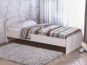 Кровать односпальная 80 с низкой спинкой (ясень шимо светлый) в Маслянино - maslyanino.mebel-nsk.ru | фото