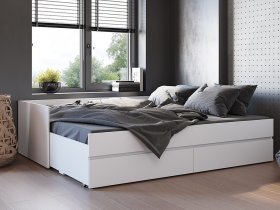 Кровать-трансформер Симпл КР-51 (белый) в Маслянино - maslyanino.mebel-nsk.ru | фото