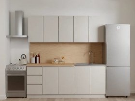 Кухонный гарнитур Мори 2,0 м (сатин) в Маслянино - maslyanino.mebel-nsk.ru | фото