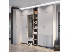 Модульная прихожая Пандора (кашемир/MF03) в Маслянино - maslyanino.mebel-nsk.ru | фото