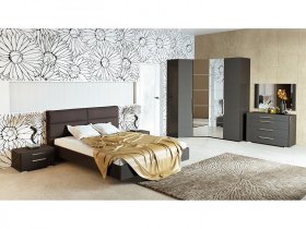 Модульная спальня Наоми (джут/фон серый) в Маслянино - maslyanino.mebel-nsk.ru | фото
