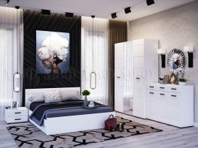 Модульная спальня Нэнси NEW в Маслянино - maslyanino.mebel-nsk.ru | фото
