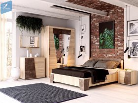 Модульная спальня Санремо в Маслянино - maslyanino.mebel-nsk.ru | фото