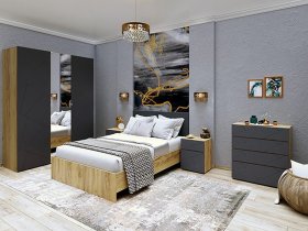 Модульная спальня Шерлок в Маслянино - maslyanino.mebel-nsk.ru | фото