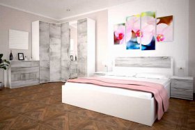 Модульная спальня Сорренто в Маслянино - maslyanino.mebel-nsk.ru | фото