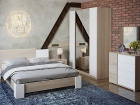 Модульная спальня «Валери» в Маслянино - maslyanino.mebel-nsk.ru | фото