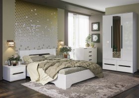 Модульная спальня Валирия в Маслянино - maslyanino.mebel-nsk.ru | фото