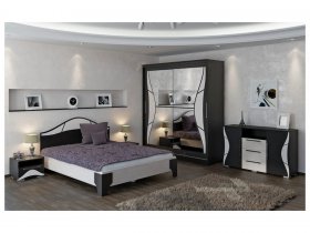 Модульная спальня Верона (Линаура) в Маслянино - maslyanino.mebel-nsk.ru | фото
