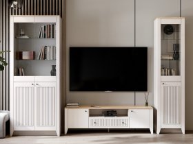 Модульная стенка Валенсия в Маслянино - maslyanino.mebel-nsk.ru | фото