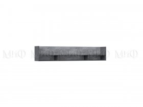 Полка Оливия (графит/мрамор глянец) в Маслянино - maslyanino.mebel-nsk.ru | фото