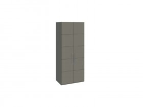 Шкаф для одежды с 2 дверями Наоми (джут/фон серый) СМ-208.07.03 в Маслянино - maslyanino.mebel-nsk.ru | фото