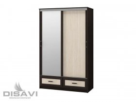 Шкаф-купе 2-х створчатый 1.3м Модерн в Маслянино - maslyanino.mebel-nsk.ru | фото