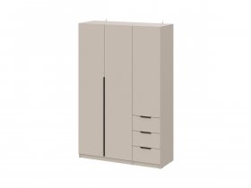 Шкаф трехстворчатый с ящиками ШК-22 (меланж) в Маслянино - maslyanino.mebel-nsk.ru | фото