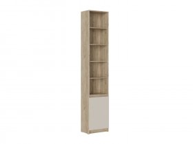 Стеллаж Бостон СЖ-001 (дуб крафт серый/кашемир) в Маслянино - maslyanino.mebel-nsk.ru | фото