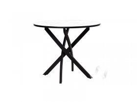 Стол обеденный Лион (мрамор белый/черный) в Маслянино - maslyanino.mebel-nsk.ru | фото