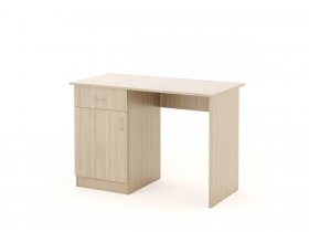 Стол письменный СП-01 (Биг) ясень шимо светлый в Маслянино - maslyanino.mebel-nsk.ru | фото