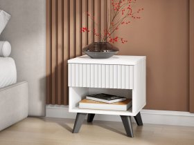 Тумба прикроватная Эккервуд (белый) в Маслянино - maslyanino.mebel-nsk.ru | фото