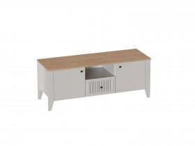 Тумба узкая 2дв. 1ящ. Валенсия (гостиная) в Маслянино - maslyanino.mebel-nsk.ru | фото